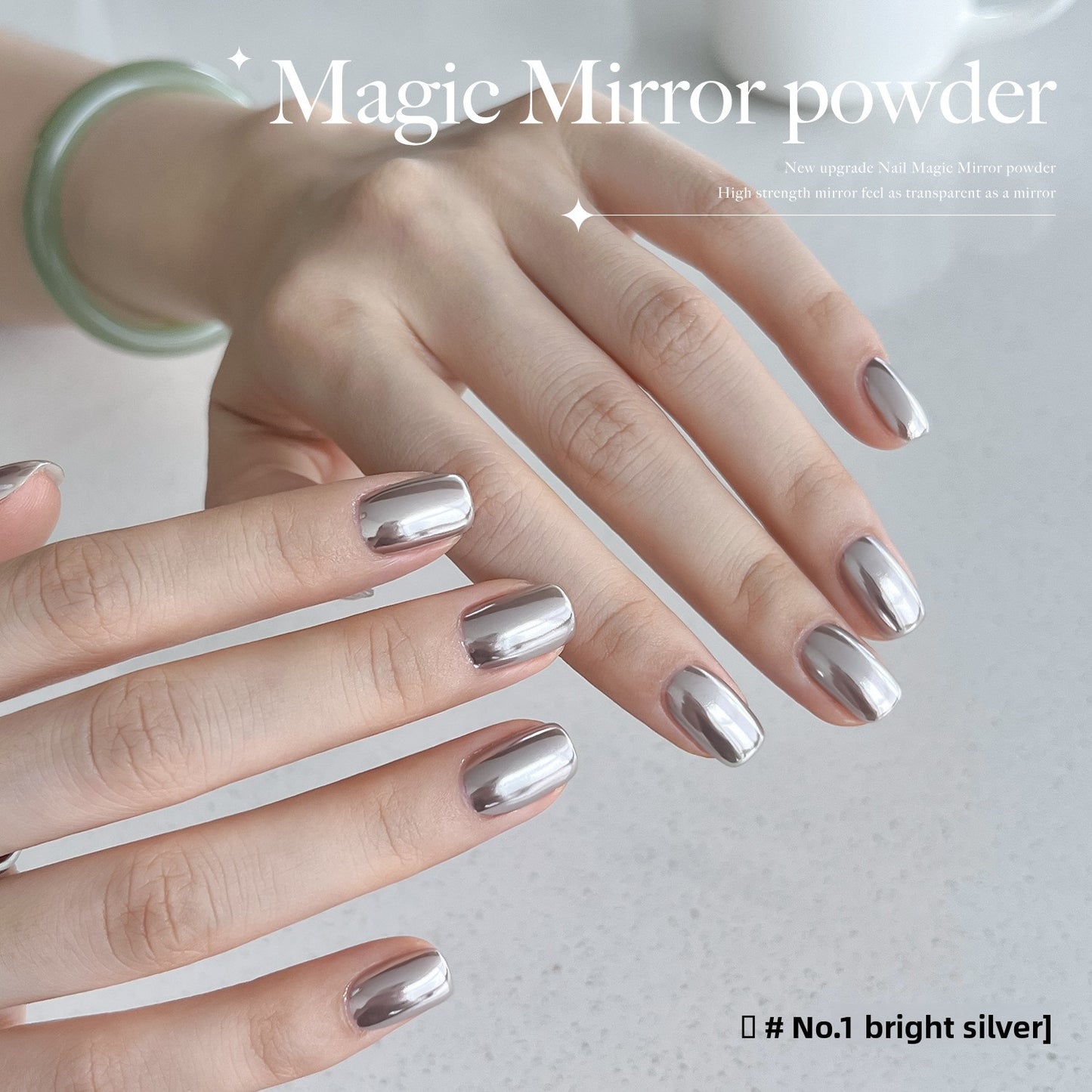 Solid Mirror Powder for Nails