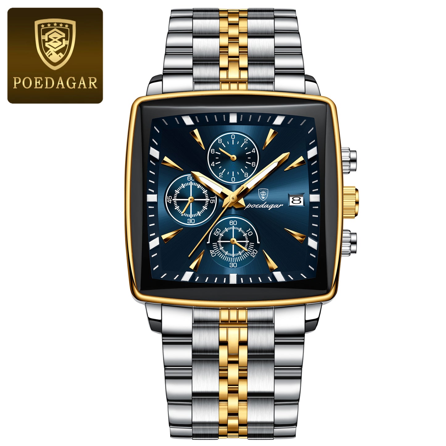 Multifunctional chronograph business men's watch
